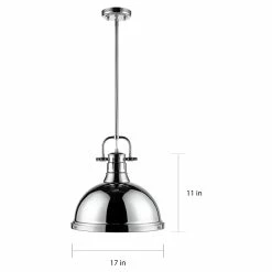 Cheapest π Golden Lighting Duncan 1-light Steel Pendant Light Fixture Chrome With White Shade π 17 Cheapest π Golden Lighting Duncan 1-light Steel Pendant Light Fixture Chrome With White Shade π -Golden Lighting Sales Golden Lighting Duncan 1 light Steel Pendant Light Fixture