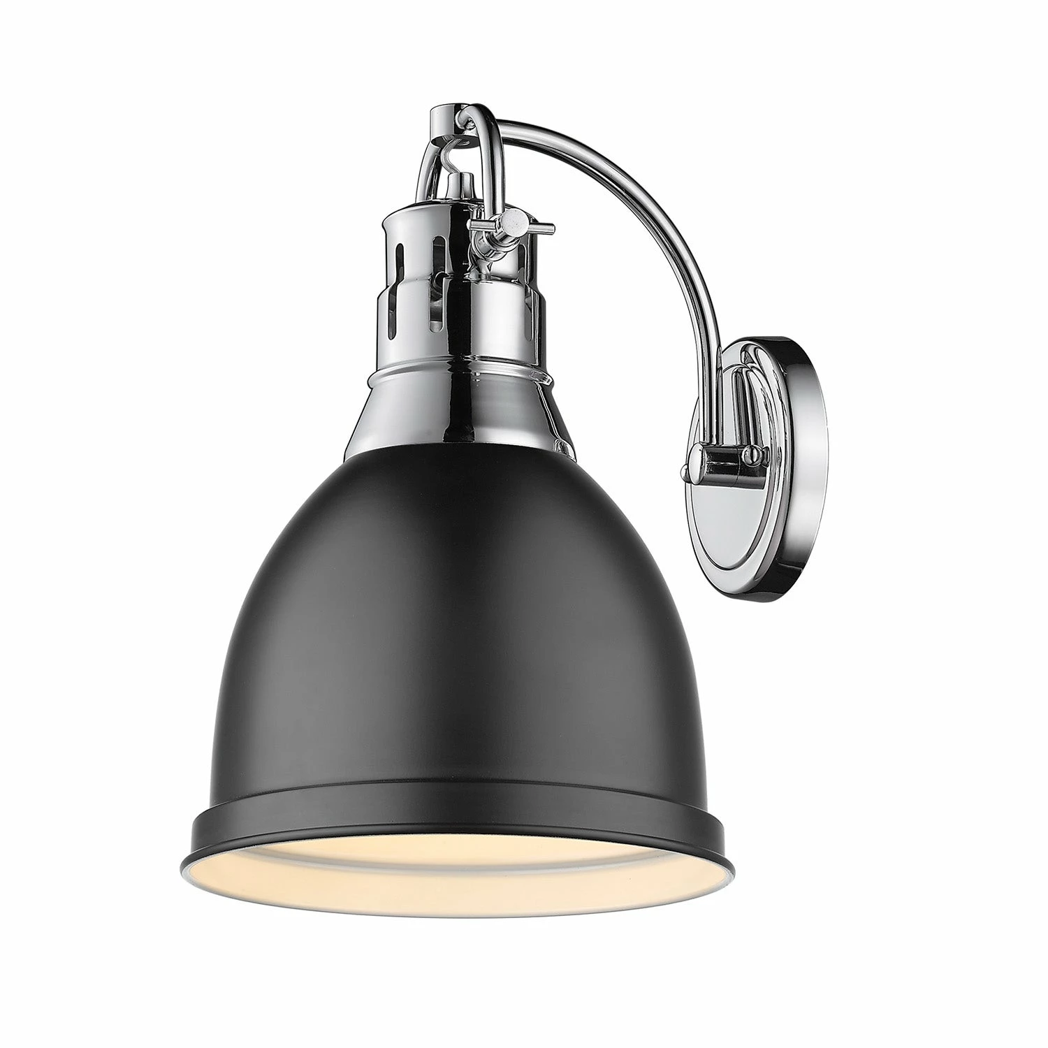 Best deal π₯° Golden Lighting Duncan Aged Brass 1-light Wall Sconce Aged Brass With Matte Black Shade π - Image 13