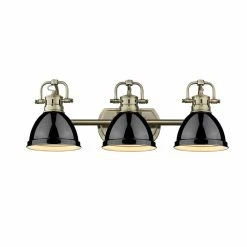 Wholesale π Golden Lighting Duncan Aged Brass 3-light Bath Vanity With Black Shades π― 8 Wholesale π Golden Lighting Duncan Aged Brass 3-light Bath Vanity With Black Shades π― -Golden Lighting Sales Golden Lighting Duncan Aged Brass 3 light Bath Vanity with Black Shades 496ac1fe 0d53 41cc a938 69f12c50a355
