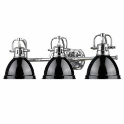 Cheap π Golden Lighting Duncan Chrome 3-light Bath Vanity With Black Shades 𧨠9 Cheap π Golden Lighting Duncan Chrome 3-light Bath Vanity With Black Shades 𧨠-Golden Lighting Sales Golden Lighting Duncan Chrome 3 light Bath Vanity With Black Shades 12c98031 75fe 4251 8a0b 7ced587edaa3