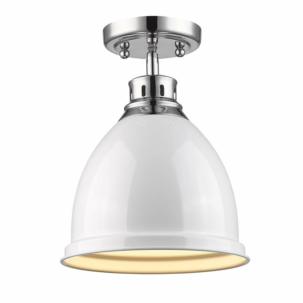 Cheapest β¨ Golden Lighting Duncan Chrome Flush Mount With White Shade π― 3 Cheapest β¨ Golden Lighting Duncan Chrome Flush Mount With White Shade π―
