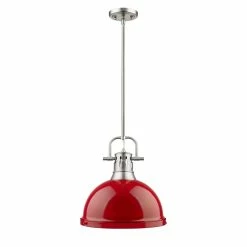 Brand new β Golden Lighting Duncan Pewter Rod/Red Shade 1-light Pendant π₯° 7 Brand new β Golden Lighting Duncan Pewter Rod/Red Shade 1-light Pendant π₯° -Golden Lighting Sales Golden Lighting Duncan Pewter Rod Red Shade 1 light Pendant 056022b8 b6de 40de b2c0 d88592a6e06b