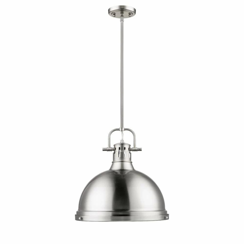 Buy ๐งจ Golden Lighting Duncan Pewter-finished Steel 1-light Pendant ๐ฅฐ - Image 3