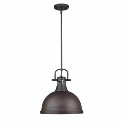 Top 10 👏 Golden Lighting Duncan Rubbed Bronze Rod And Shade 1-light Pendant 🔔 -Golden Lighting Sales Golden Lighting Duncan Rubbed Bronze Rod and Shade 1 light Pendant c435f67a 2499 4a88 81b5 2b222067016b