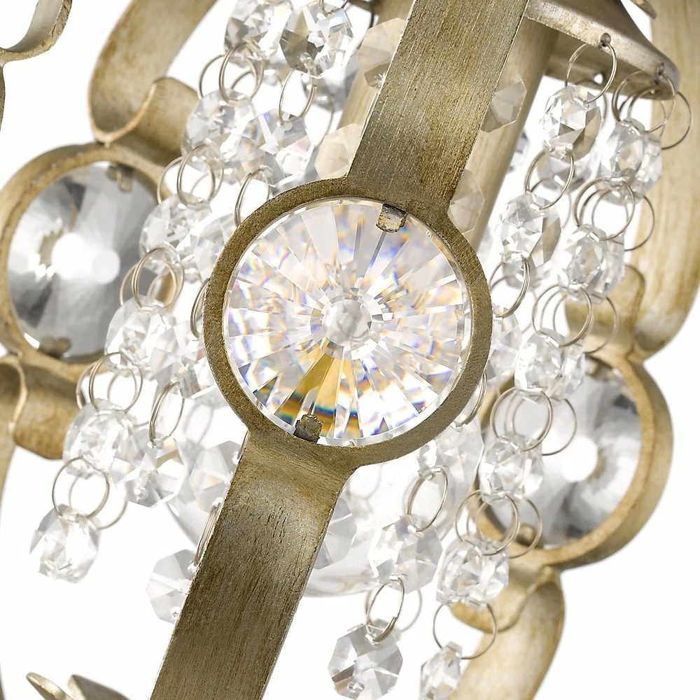 Cheap π Golden Lighting Ella Brushed Etruscan Bronze Finish Steel Mini Pendant Light Fixture - Pewter π - Image 3