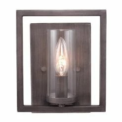 Top 10 🎉 Golden Lighting Gunmetal Bronze Steel Marco Wall Sconce 🎉