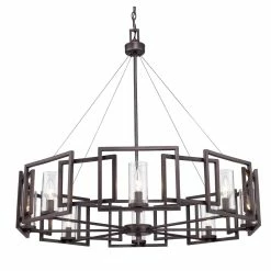 Best reviews of β Golden Lighting Marco 8 Light Chandelier Gunmetal Bronze π₯ 14 Best reviews of β Golden Lighting Marco 8 Light Chandelier Gunmetal Bronze π₯ -Golden Lighting Sales Golden Lighting Marco Brown Steel 8 light Chandelier 2