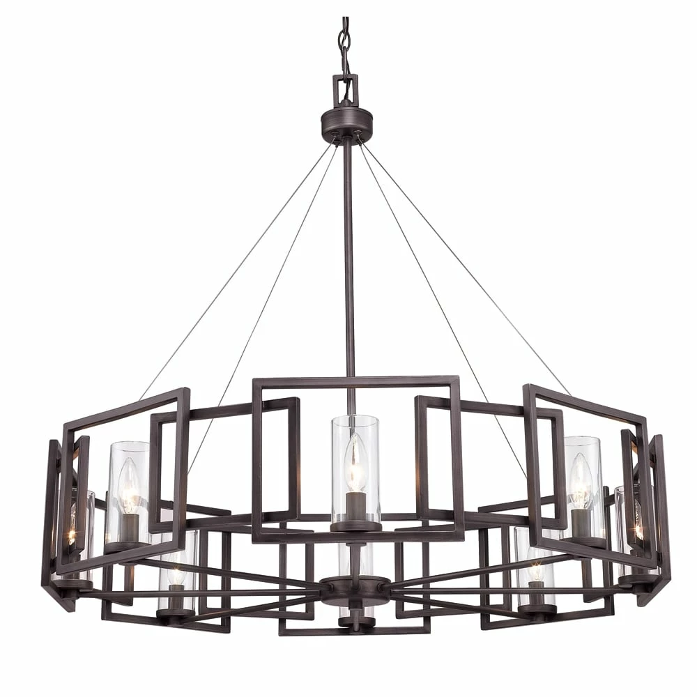 Best reviews of β Golden Lighting Marco 8 Light Chandelier Gunmetal Bronze π₯ 5 Best reviews of β Golden Lighting Marco 8 Light Chandelier Gunmetal Bronze π₯ - Image 3