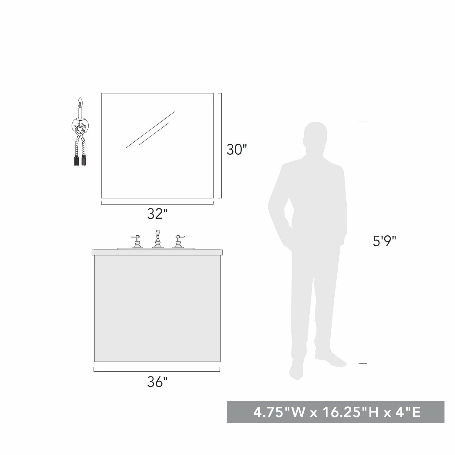 Buy 𧨠Golden Lighting Marissa 1 Light Wall Sconce π - Image 5