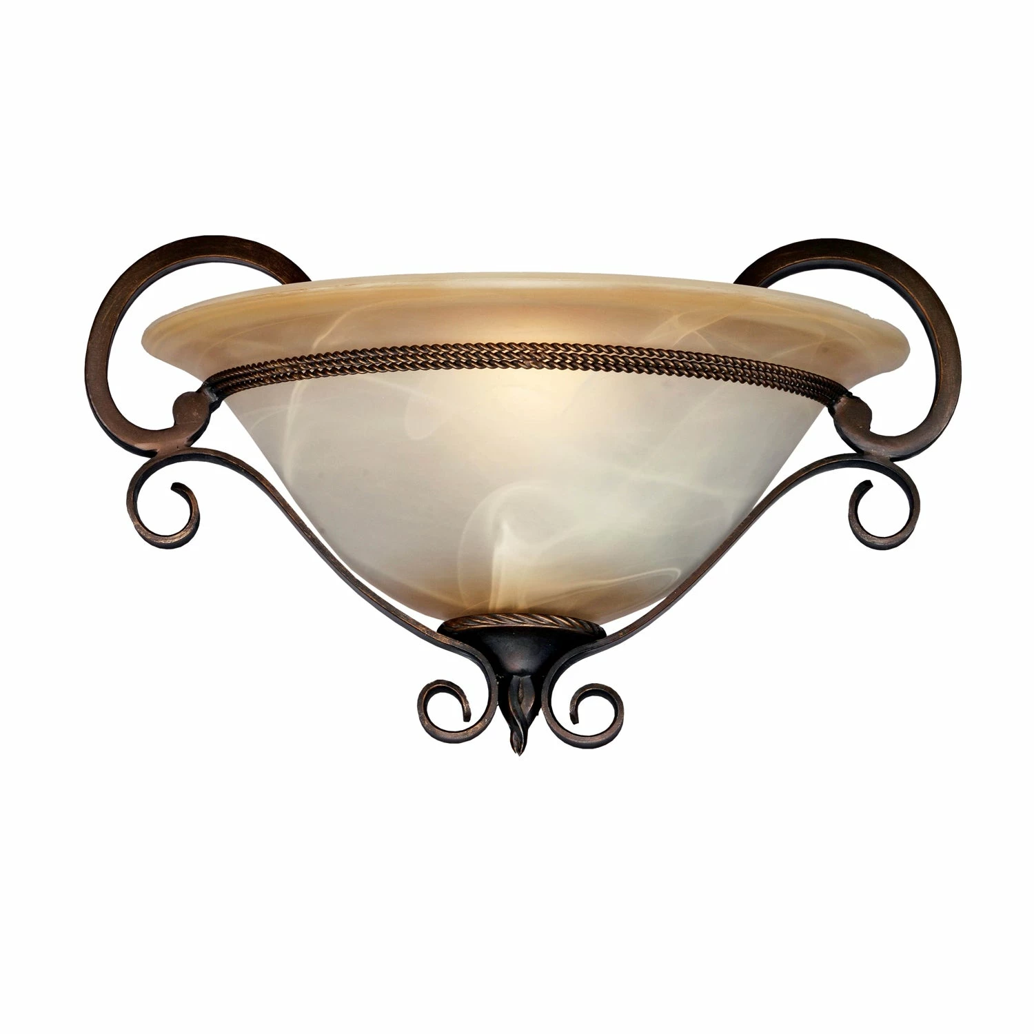 Flash Sale 🔔 Golden Lighting Meridian Golden Bronze Wall Sconce 🔔