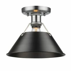 Brand new 💯 Golden Lighting Orwell PW Pewter Flush-Mount Light Fixture With Black Shade 🥰 -Golden Lighting Sales Golden Lighting Orwell PW Pewter Flush Mount Light Fixture with Black Shade 01402fbd 87c2 4f9d a43a de38e0b47395