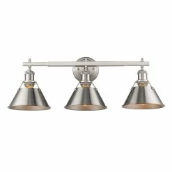 Wholesale π Golden Lighting Orwell PW Pewter-finished Steel 3-light Bath Vanity Fixture - Pewter With Pewter π 8 Wholesale π Golden Lighting Orwell PW Pewter-finished Steel 3-light Bath Vanity Fixture - Pewter With Pewter π -Golden Lighting Sales Golden Lighting Orwell PW Pewter finished Steel 3 light Bath Vanity Fixture 05d773fb 8270 46c7 995d f5ea5ed28967