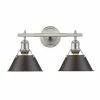 Budget 🔥 Golden Lighting Orwell PW Rubbed Bronze Shade And Pewter Steel 2-light Bath Vanity Light ❤️ -Golden Lighting Sales Golden Lighting Orwell PW Rubbed Bronze Shade and Pewter Steel 2 light Bath Vanity Light 81de4d60 b2ea 4c3c b754 1948f4072d11