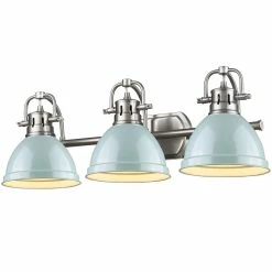 Top 10 😉 Golden Lighting Pewter Seafoam Duncan Bath Vanity Light 🌟
