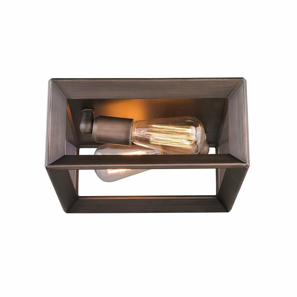 Brand new π Golden Lighting Smyth Gunmetal Bronze Flush-mount Light Fixture π 6 Brand new π Golden Lighting Smyth Gunmetal Bronze Flush-mount Light Fixture π - Image 4