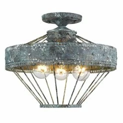 Outlet 👏 Golden Lighting's Ferris Semi-Flush ✔️
