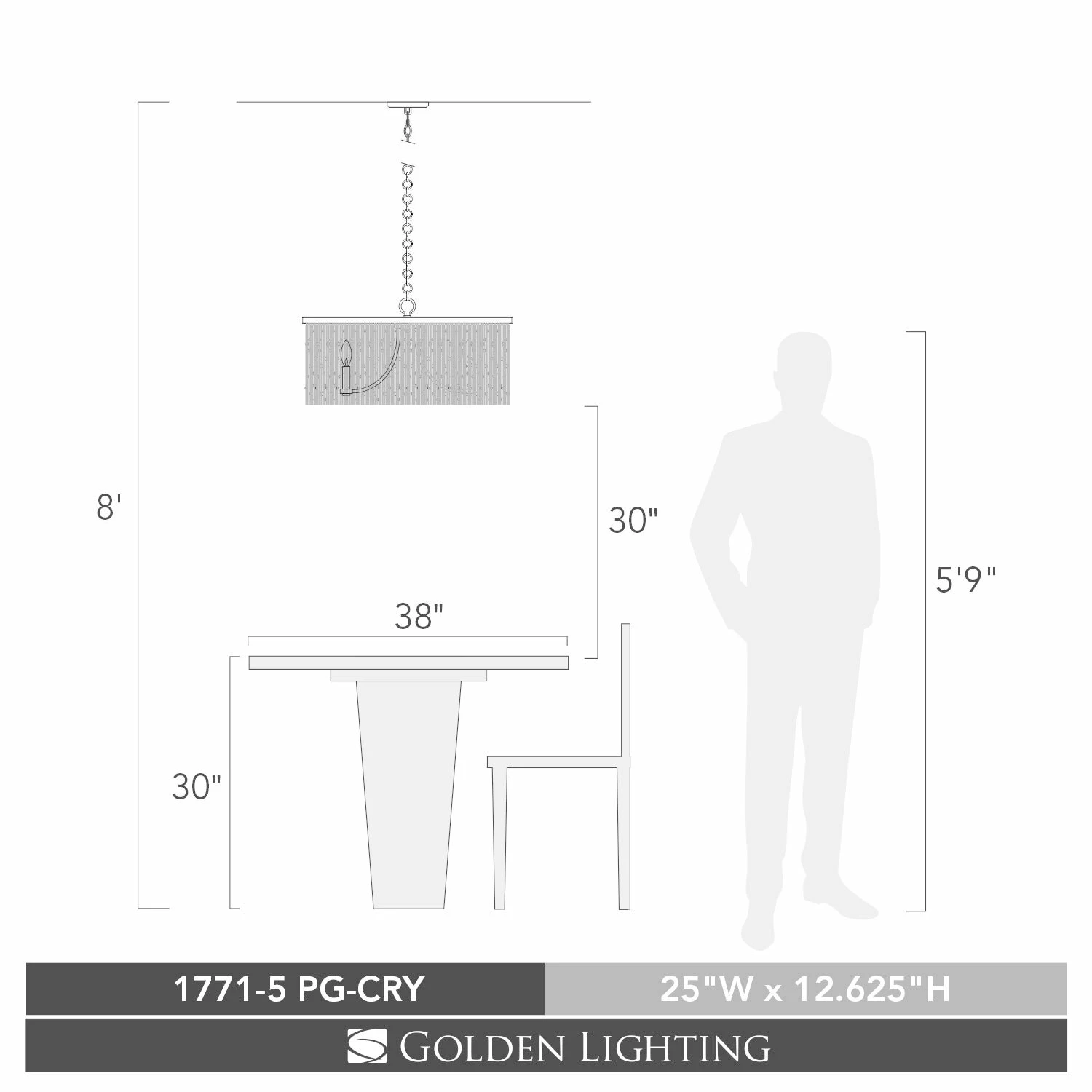 Coupon π Golden Lighting's Marilyn CRY 5 Light Chandelier β 4 Coupon π Golden Lighting's Marilyn CRY 5 Light Chandelier β - Image 2