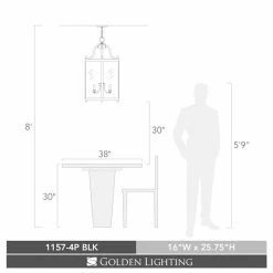 Deals βοΈ Golden Lighting's Payton Black Steel And Clear Glass 4-light Pendant π 8 Deals βοΈ Golden Lighting's Payton Black Steel And Clear Glass 4-light Pendant π -Golden Lighting Sales Golden Lightings Payton Black Steel and Clear Glass 4 light Pendant 5e306d64 923b 4553 8451 199df8da1261