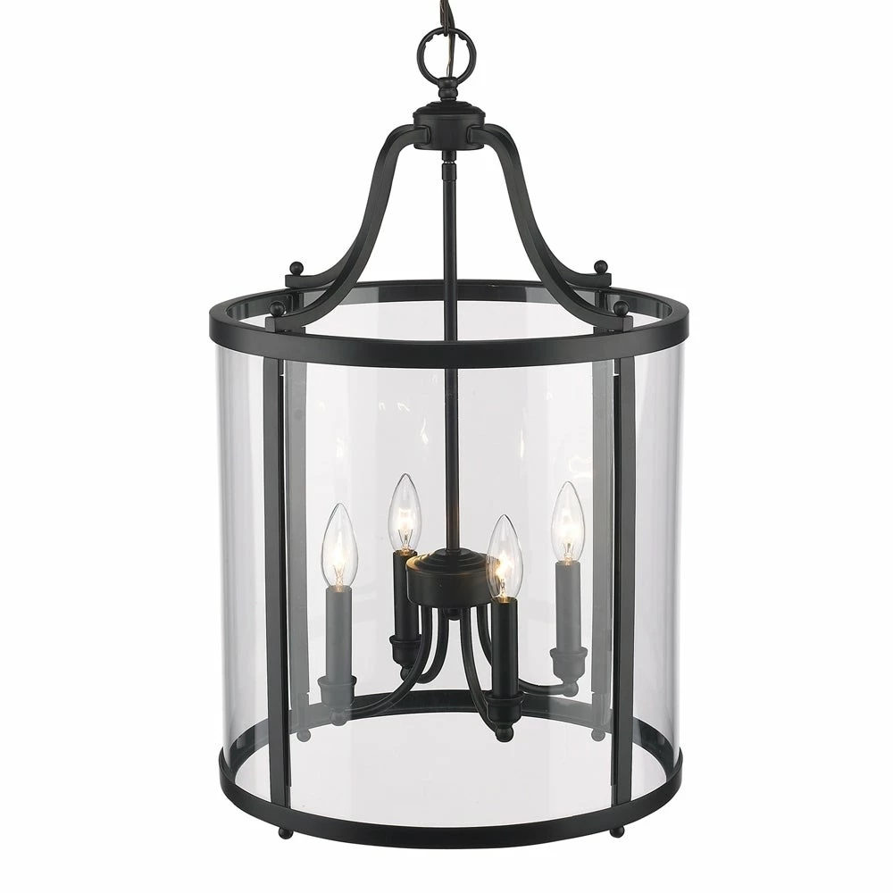 Deals βοΈ Golden Lighting's Payton Black Steel And Clear Glass 4-light Pendant π 6 Deals βοΈ Golden Lighting's Payton Black Steel And Clear Glass 4-light Pendant π - Image 4