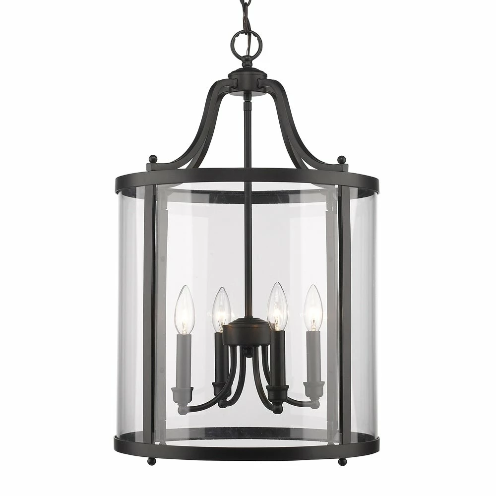 Deals βοΈ Golden Lighting's Payton Black Steel And Clear Glass 4-light Pendant π 3 Deals βοΈ Golden Lighting's Payton Black Steel And Clear Glass 4-light Pendant π