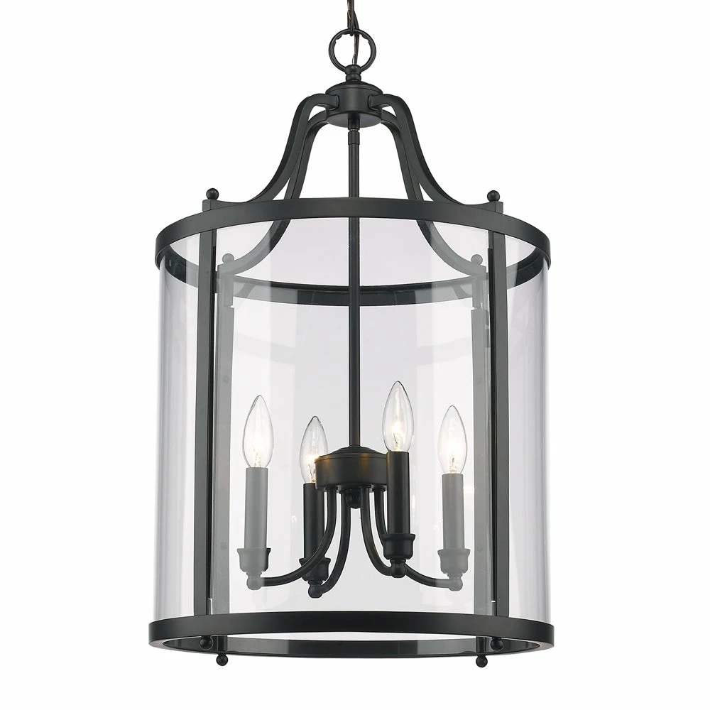 Deals βοΈ Golden Lighting's Payton Black Steel And Clear Glass 4-light Pendant π 7 Deals βοΈ Golden Lighting's Payton Black Steel And Clear Glass 4-light Pendant π - Image 5