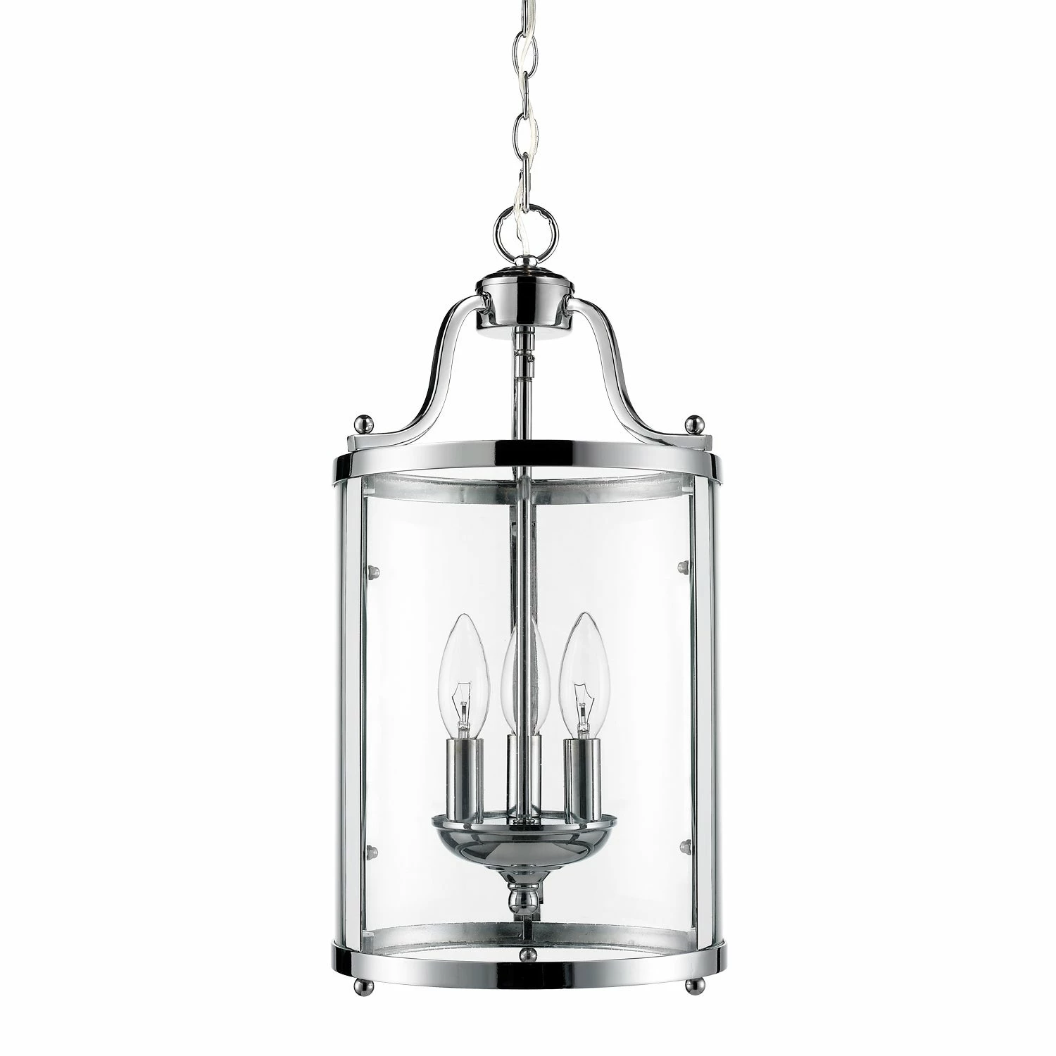 Hot Sale β€οΈ Golden Lighting's Payton Chrome Steel And Glass 3-light Pendant π 3 Hot Sale β€οΈ Golden Lighting's Payton Chrome Steel And Glass 3-light Pendant π