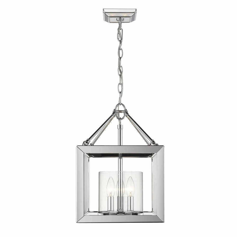 Best Pirce π₯° Golden Lighting's Smyth Convertible Semi-Flush (Chrome & Clear Glass) #2074-SF CH-CLR π₯° 3 Best Pirce π₯° Golden Lighting's Smyth Convertible Semi-Flush (Chrome & Clear Glass) #2074-SF CH-CLR π₯°