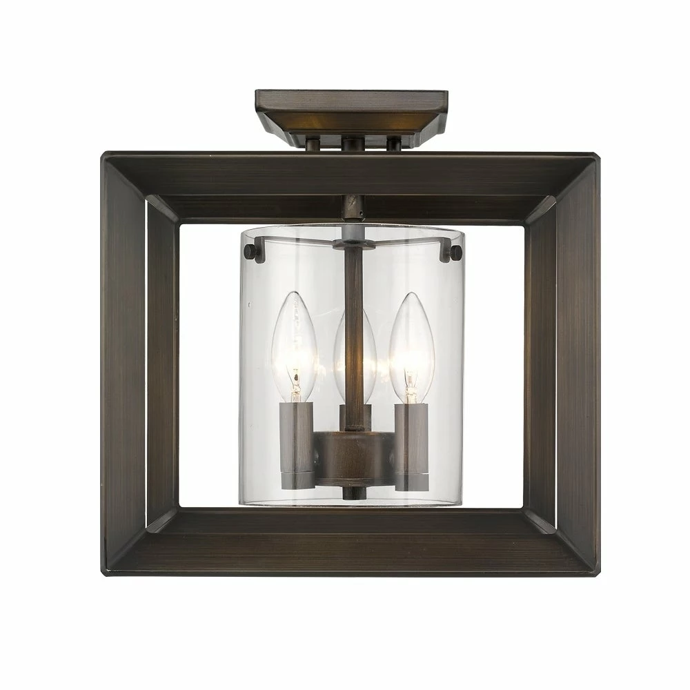 Best reviews of π€© Golden Lighting's Smyth Semi-Flush Gunmetal Bronze & Clear Glass β¨ 3 Best reviews of π€© Golden Lighting's Smyth Semi-Flush Gunmetal Bronze & Clear Glass β¨