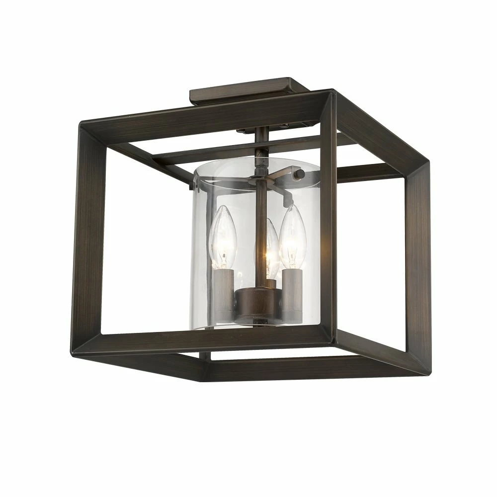 Best reviews of π€© Golden Lighting's Smyth Semi-Flush Gunmetal Bronze & Clear Glass β¨ 5 Best reviews of π€© Golden Lighting's Smyth Semi-Flush Gunmetal Bronze & Clear Glass β¨ - Image 3