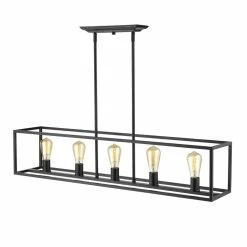 Hot Sale ⭐ Golden Lighting's Wesson Linear Pendant 🤩 -Golden Lighting Sales Golden Lightings Wesson linear pendant 2072 LP BLK dd638473 a794 4516 b46d ffa5aa6ec4f9
