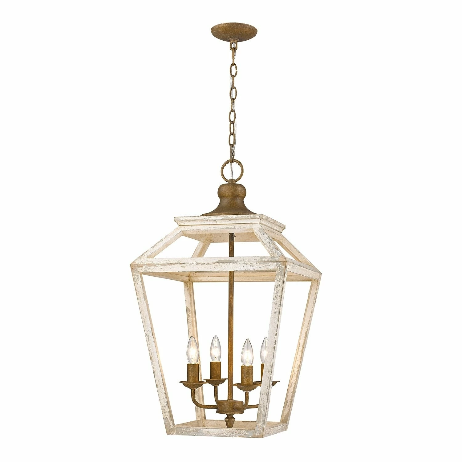 Brand new π Golden Lighting Haiden 4-Light Pendant In Burnished Chestnut β¨ 4 Brand new π Golden Lighting Haiden 4-Light Pendant In Burnished Chestnut β¨ - Image 2