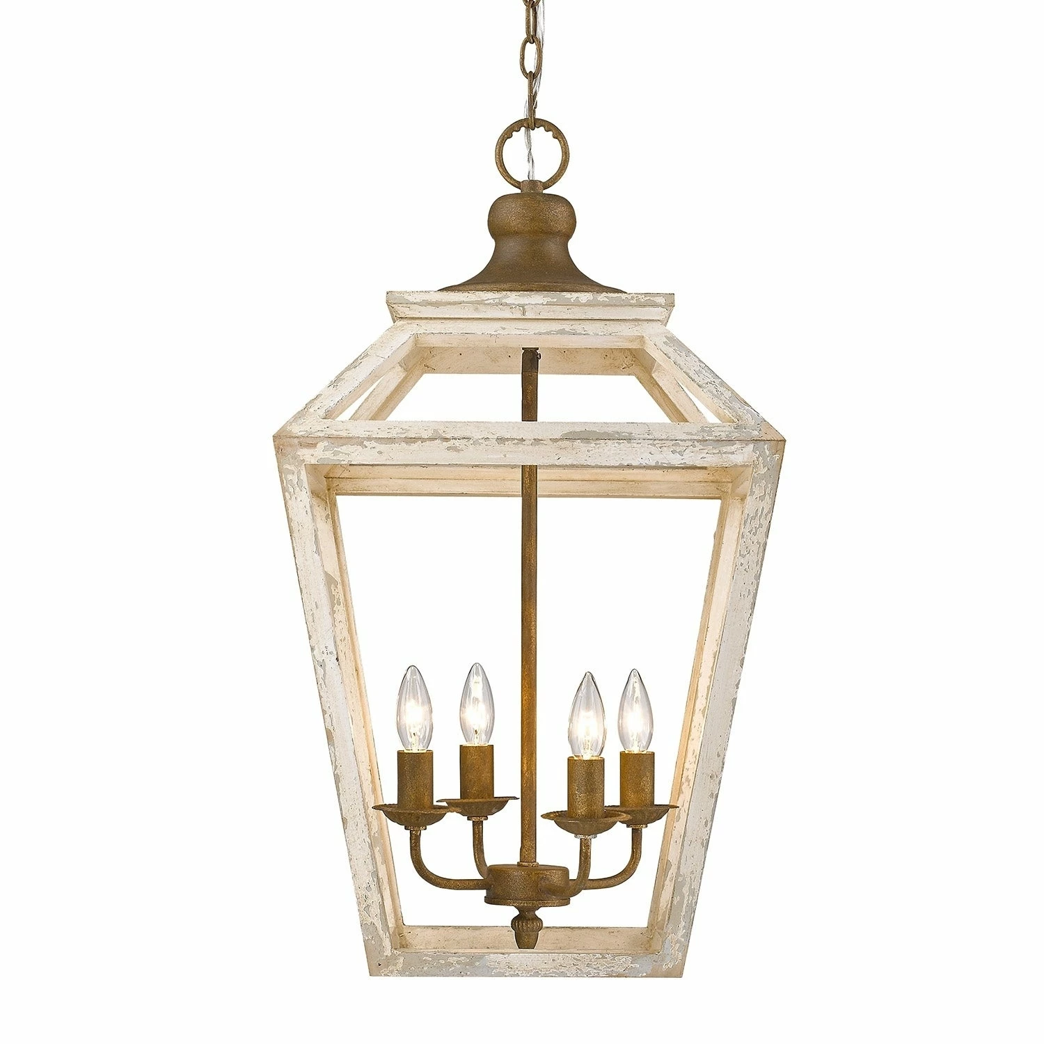 Brand new π Golden Lighting Haiden 4-Light Pendant In Burnished Chestnut β¨ 3 Brand new π Golden Lighting Haiden 4-Light Pendant In Burnished Chestnut β¨