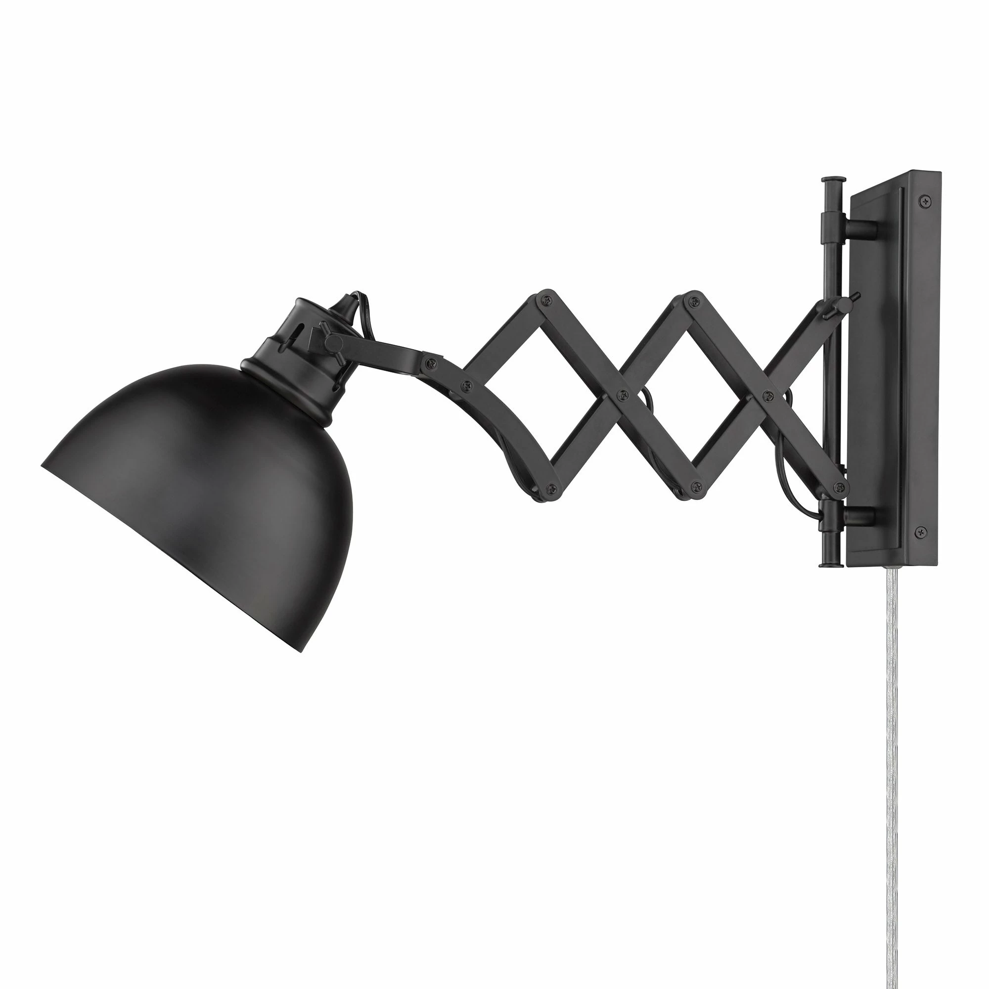 Best deal π€© Golden Lighting Hawthorn 1 Light Articulating Wall Sconce Aged Brass & Matte Black βοΈ - Image 12