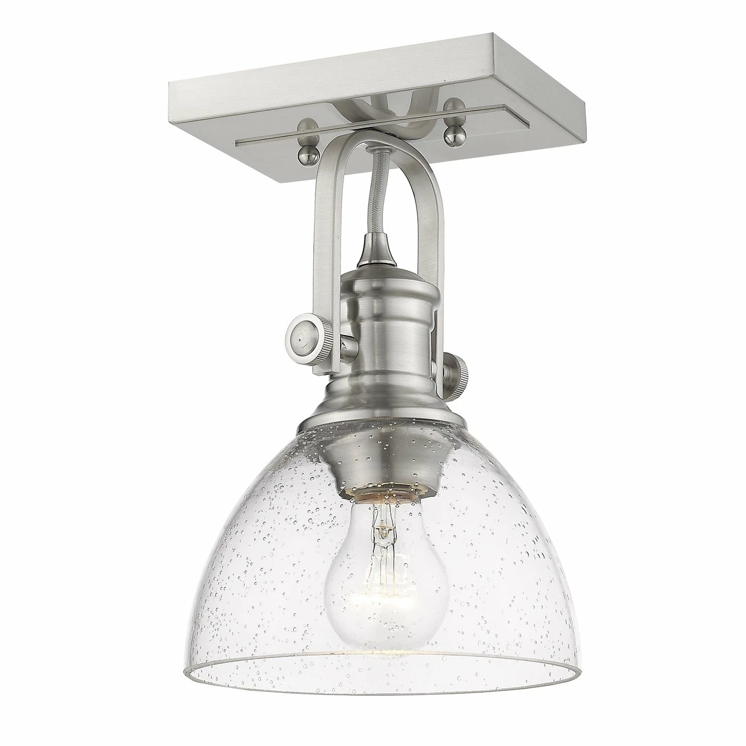 Best reviews of π Golden Lighting Hines 1 Light Bath Vanity In Pewter With Seeded Glass π 7 Best reviews of π Golden Lighting Hines 1 Light Bath Vanity In Pewter With Seeded Glass π - Image 5