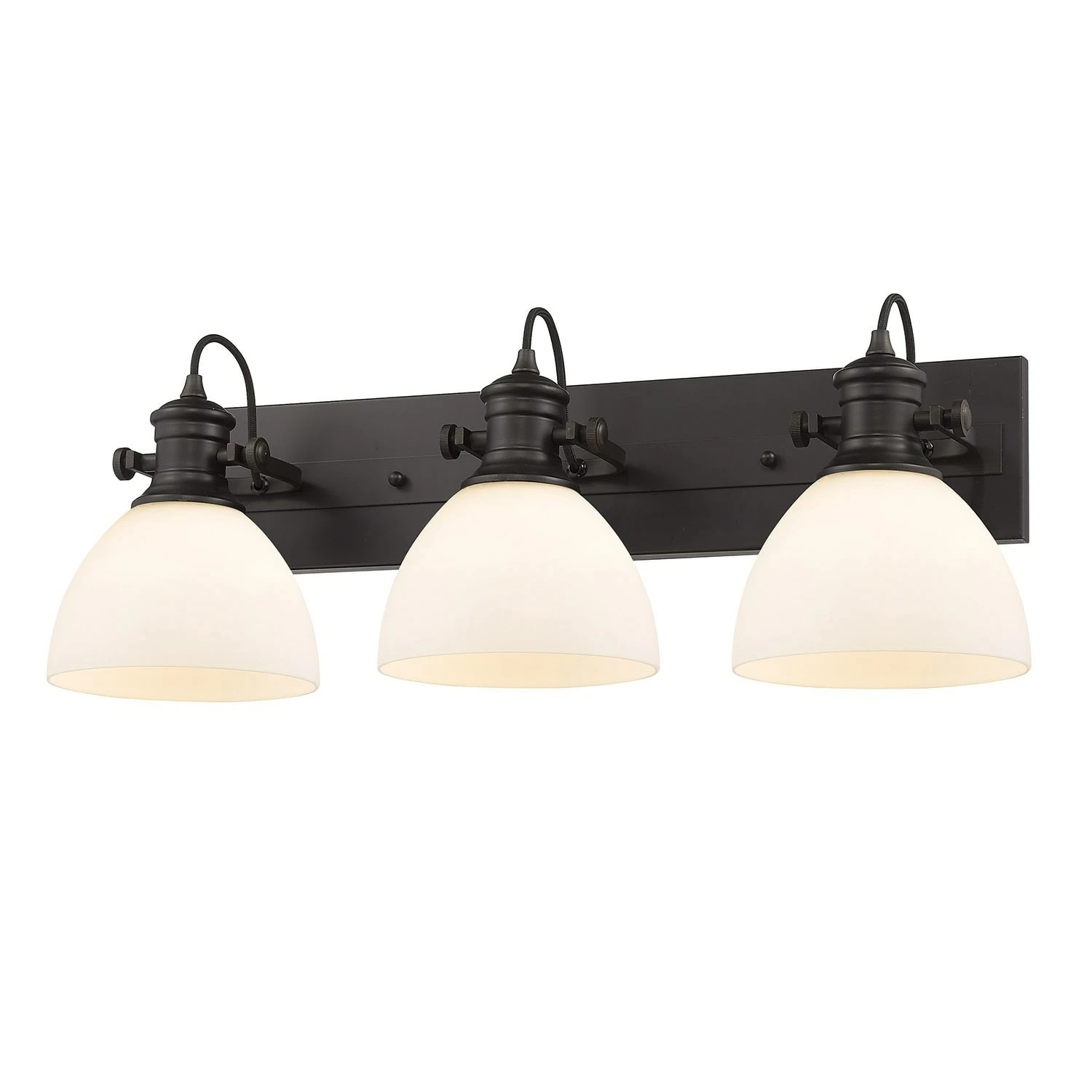 Flash Sale β Golden Lighting Hines 3 Light Bath Vanity Rubbed Bronze With Seeded Shade π 8 Flash Sale β Golden Lighting Hines 3 Light Bath Vanity Rubbed Bronze With Seeded Shade π - Image 6