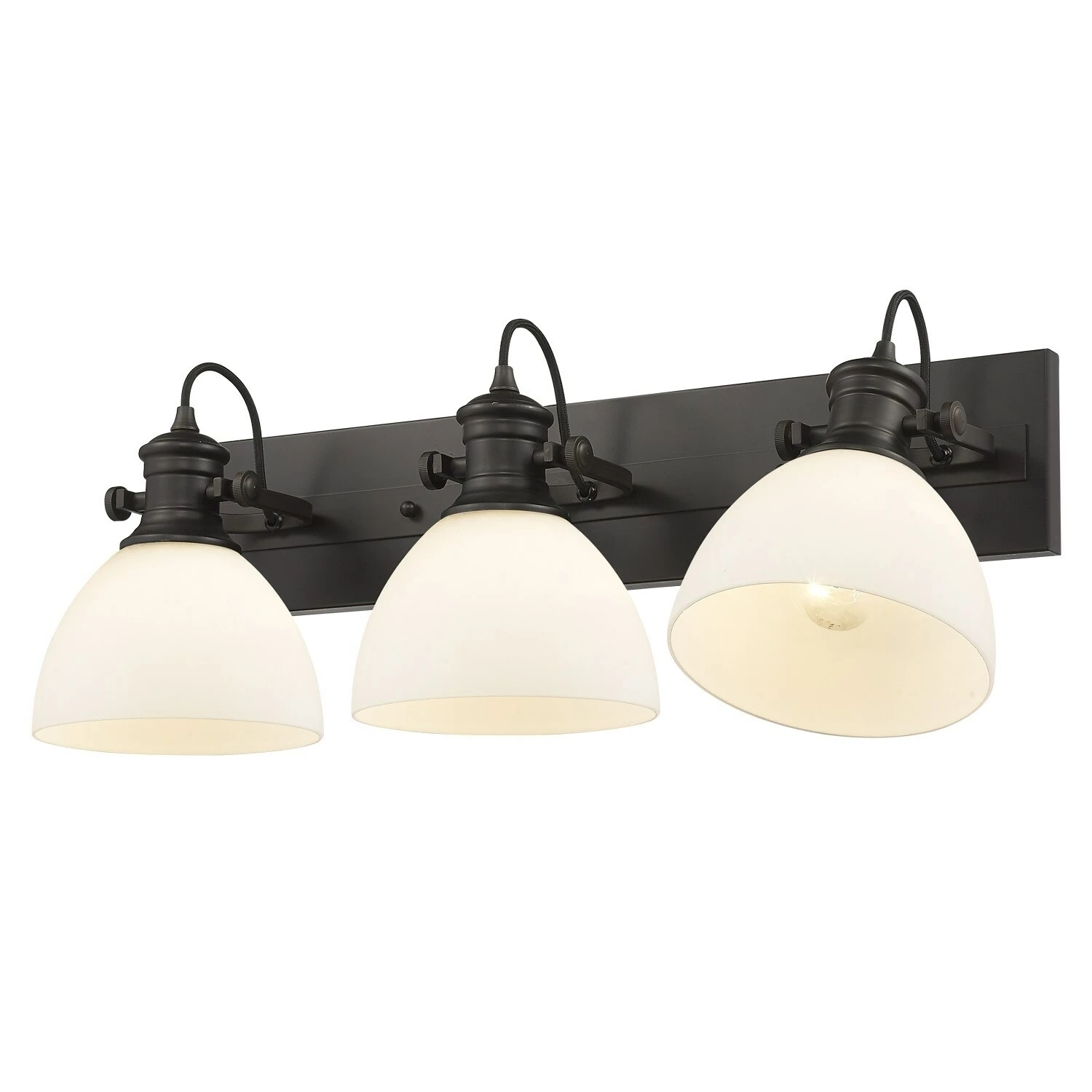 Flash Sale β Golden Lighting Hines 3 Light Bath Vanity Rubbed Bronze With Seeded Shade π 9 Flash Sale β Golden Lighting Hines 3 Light Bath Vanity Rubbed Bronze With Seeded Shade π - Image 7
