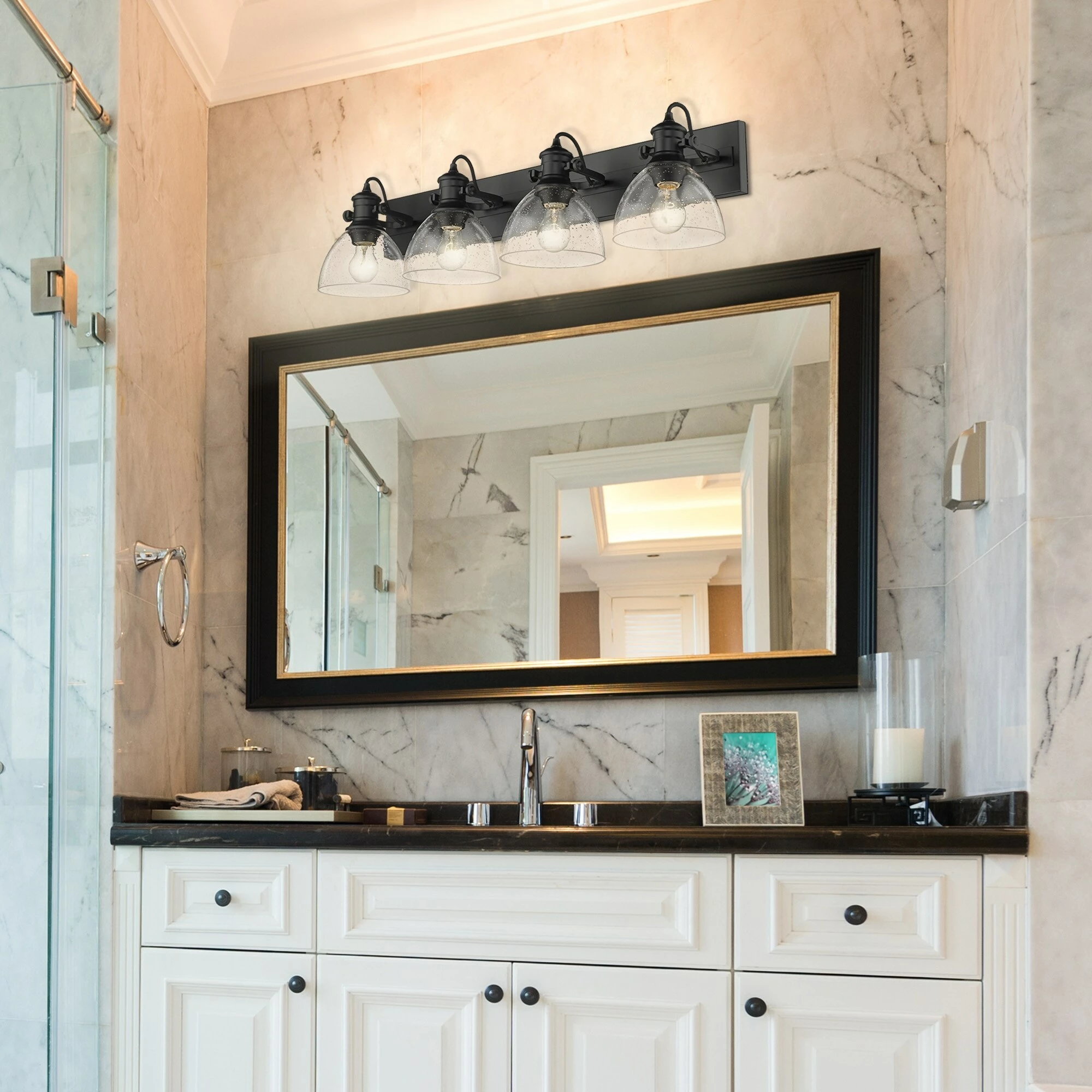 Coupon π€© Golden Lighting Hines BLK 4 Light Bath Vanity - Matte Black π 7 Coupon π€© Golden Lighting Hines BLK 4 Light Bath Vanity - Matte Black π - Image 5