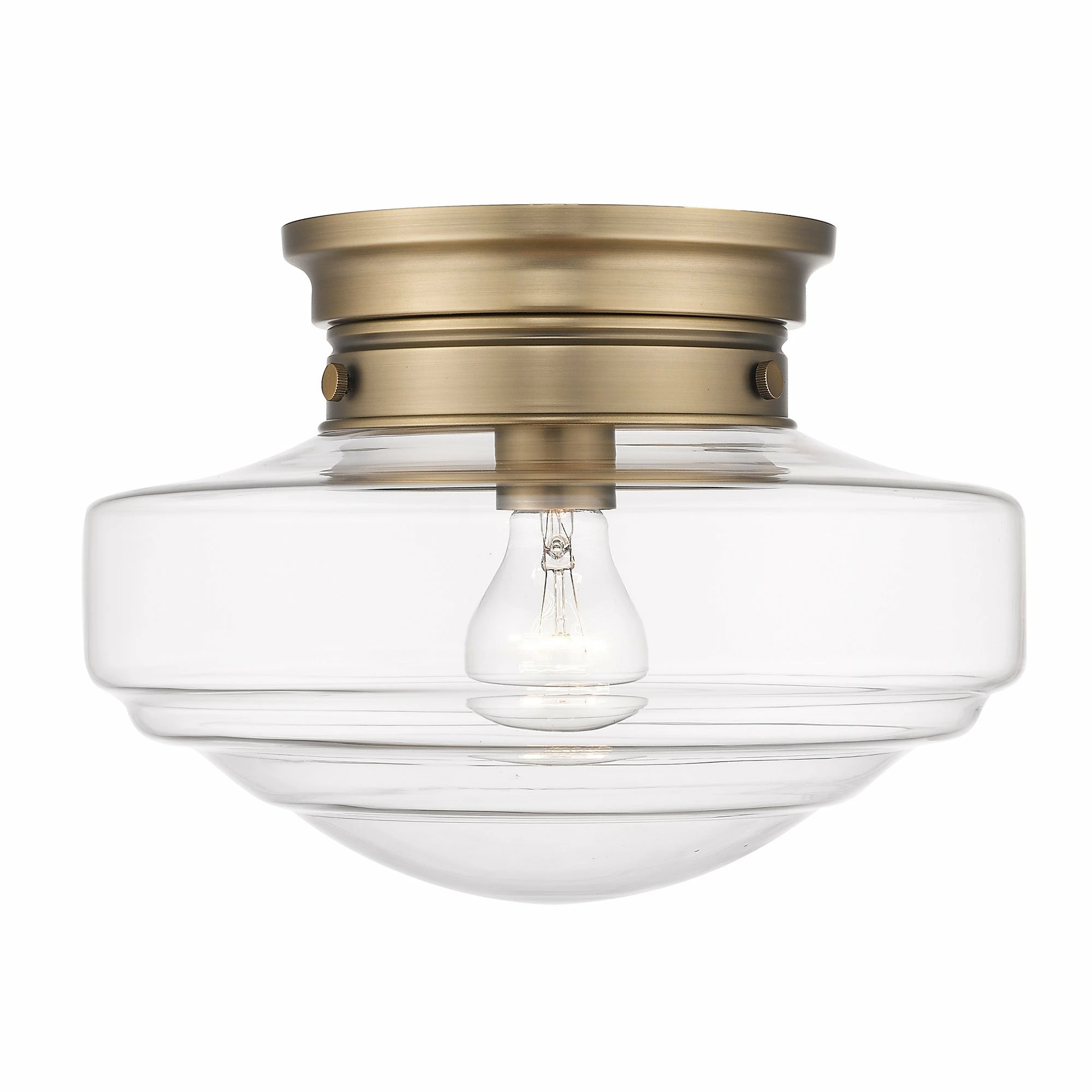 Coupon β€οΈ Golden Lighting Ingalls Semi-Flush Modern Brass With Clear Glass π 4 Coupon β€οΈ Golden Lighting Ingalls Semi-Flush Modern Brass With Clear Glass π - Image 2