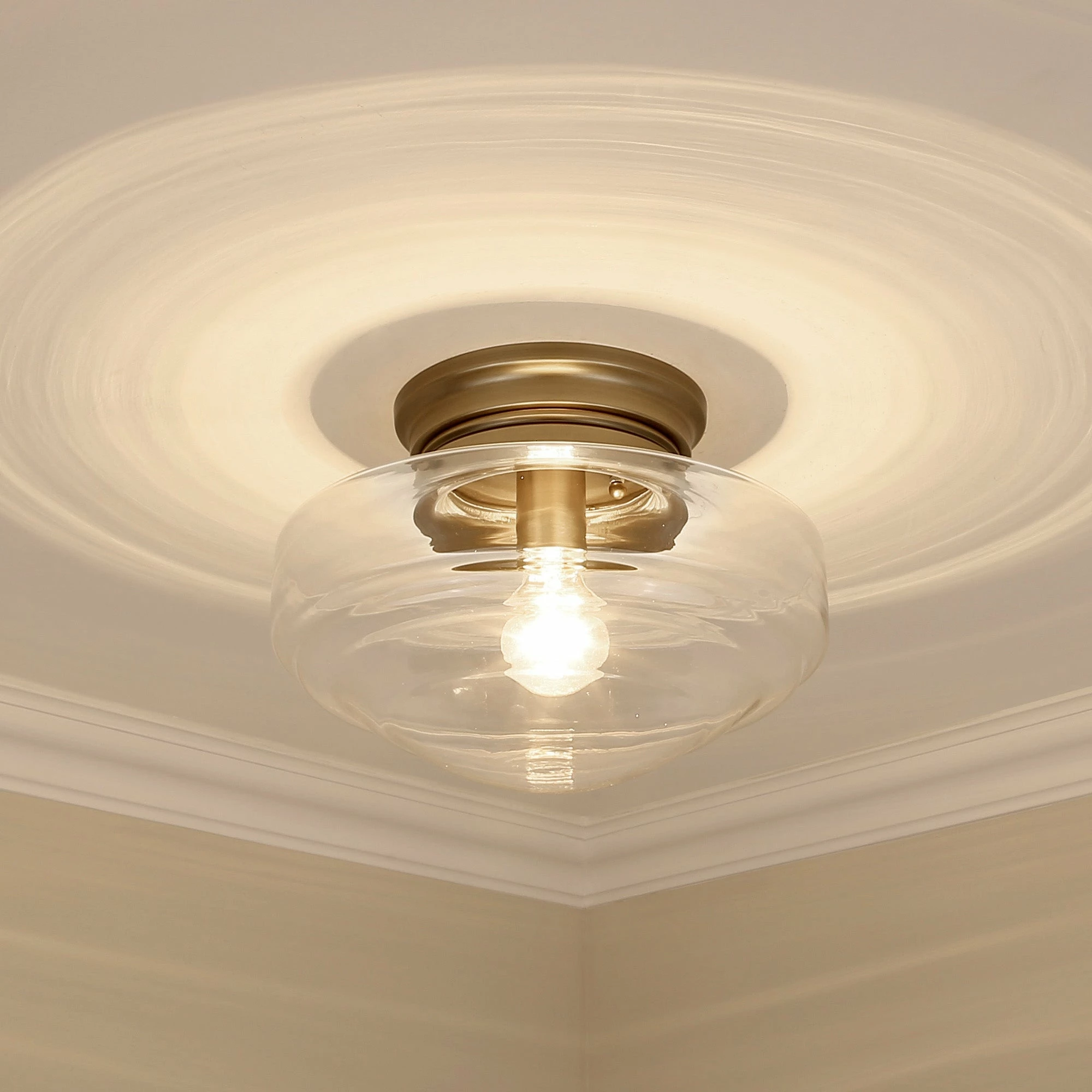 Coupon β€οΈ Golden Lighting Ingalls Semi-Flush Modern Brass With Clear Glass π 5 Coupon β€οΈ Golden Lighting Ingalls Semi-Flush Modern Brass With Clear Glass π - Image 3