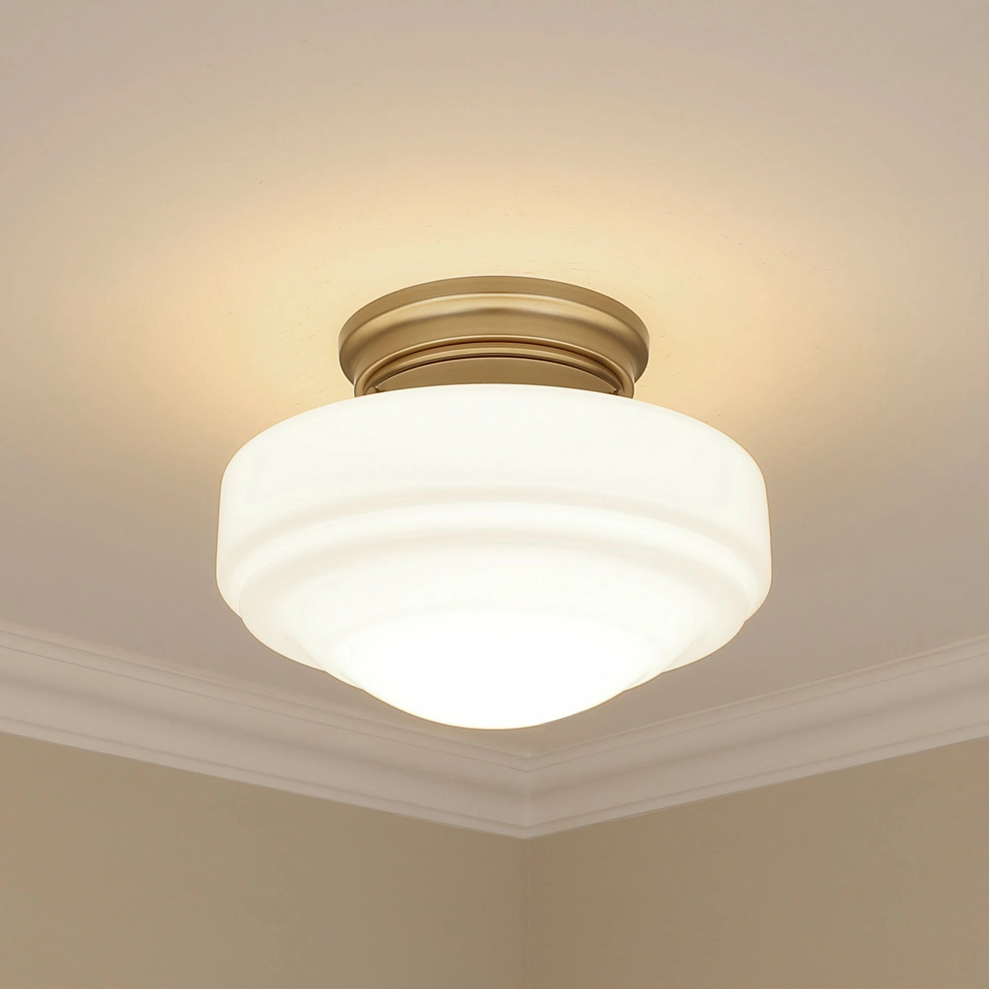 Coupon β€οΈ Golden Lighting Ingalls Semi-Flush Modern Brass With Clear Glass π 10 Coupon β€οΈ Golden Lighting Ingalls Semi-Flush Modern Brass With Clear Glass π - Image 8