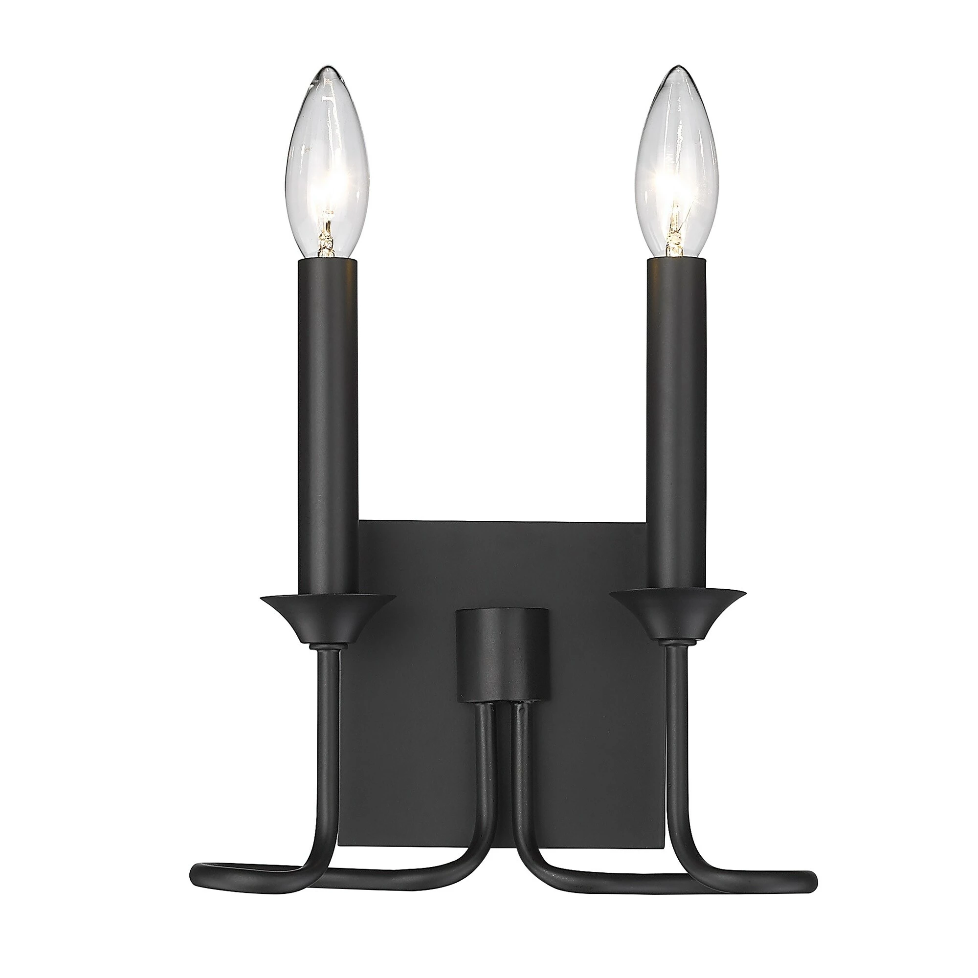 Hot Sale π Golden Lighting Karson Wall Sconce - Matte Black - Matte Black π 4 Hot Sale π Golden Lighting Karson Wall Sconce - Matte Black - Matte Black π - Image 2