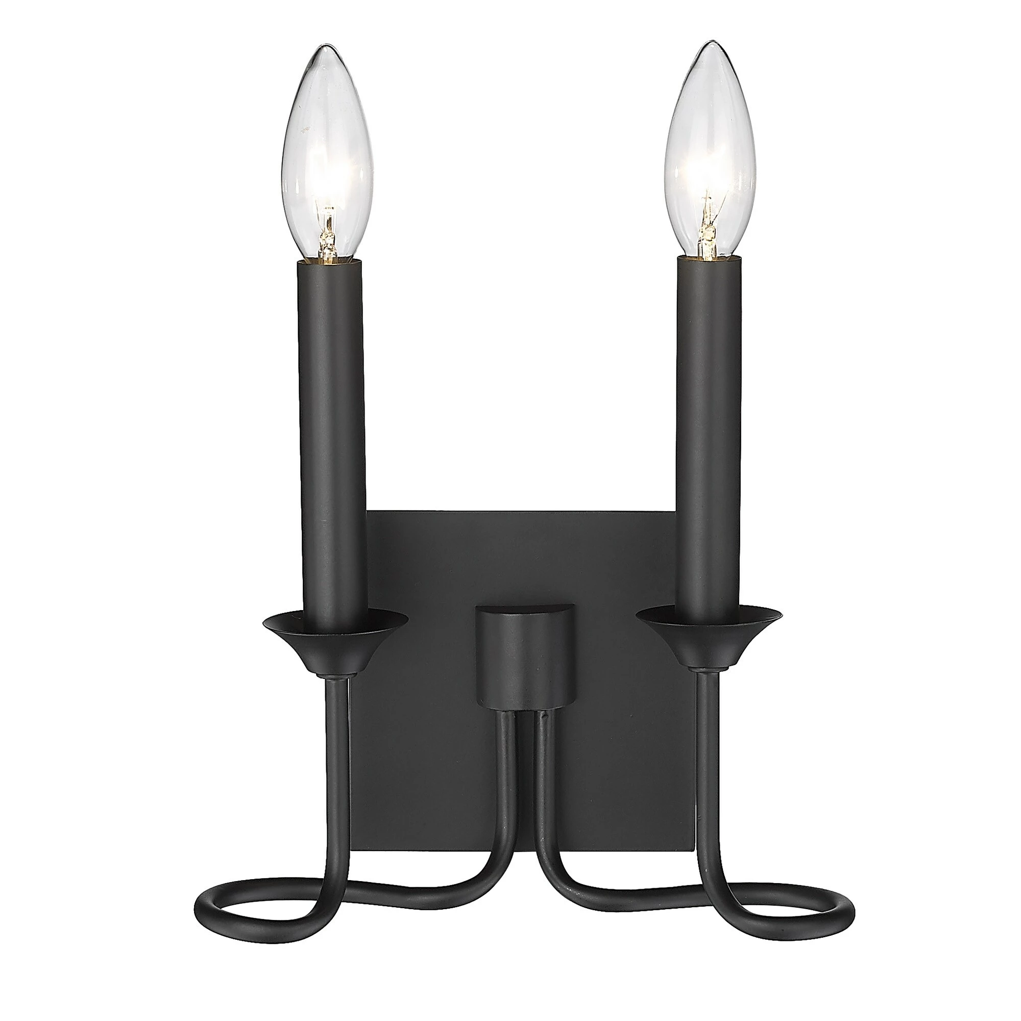 Hot Sale π Golden Lighting Karson Wall Sconce - Matte Black - Matte Black π 5 Hot Sale π Golden Lighting Karson Wall Sconce - Matte Black - Matte Black π - Image 3