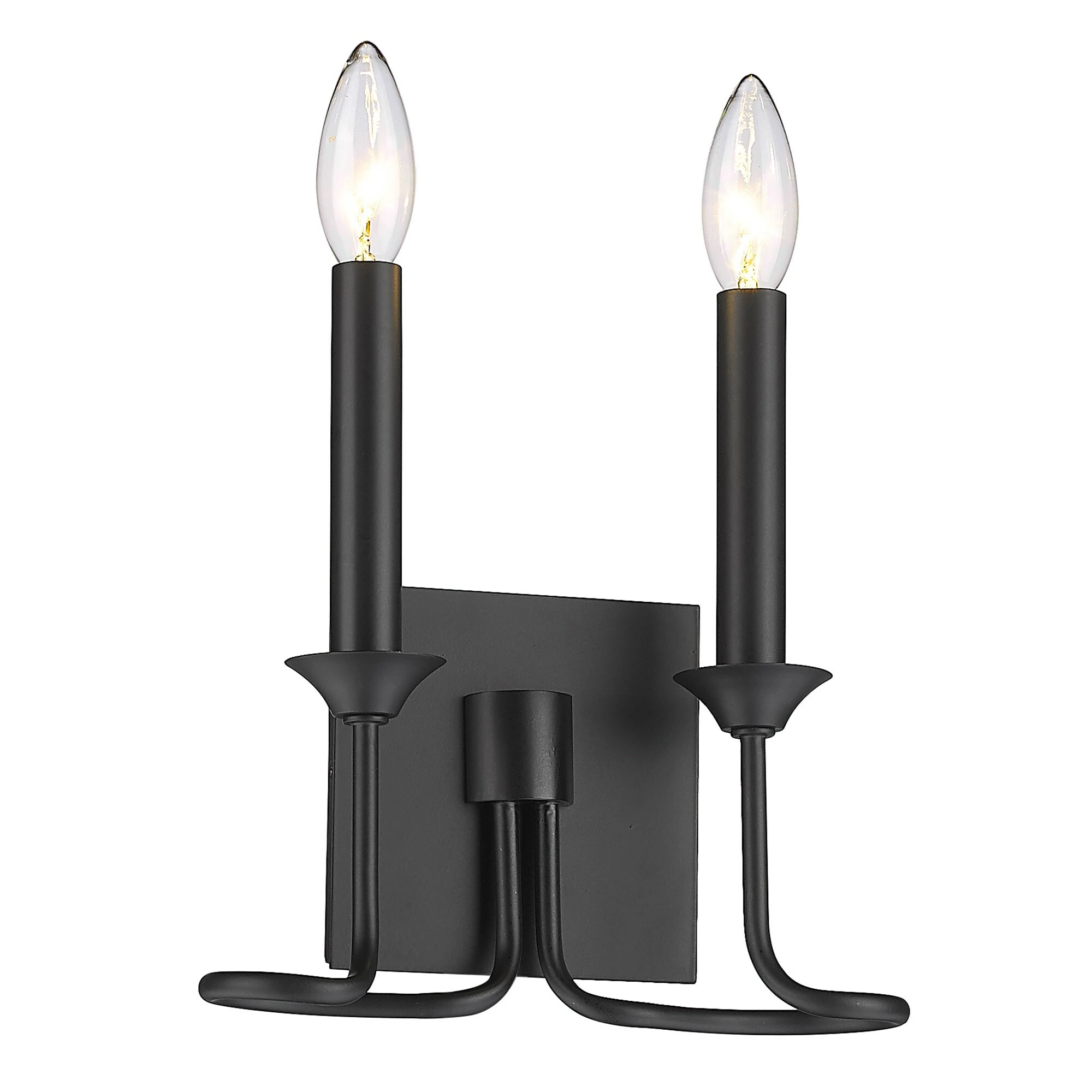 Hot Sale π Golden Lighting Karson Wall Sconce - Matte Black - Matte Black π 6 Hot Sale π Golden Lighting Karson Wall Sconce - Matte Black - Matte Black π - Image 4