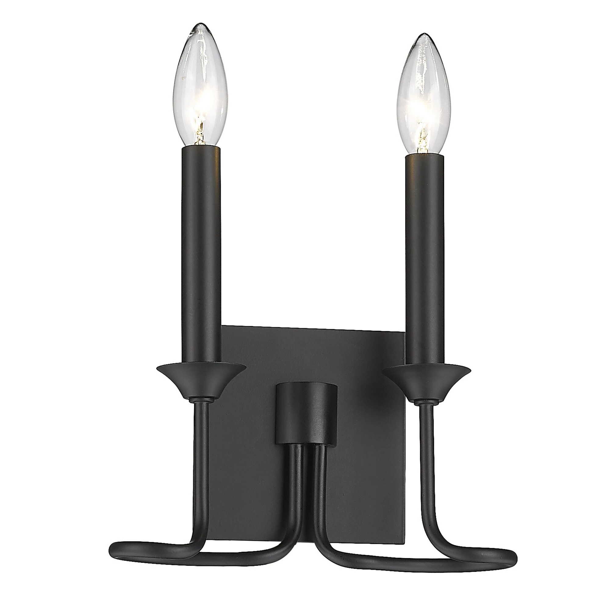 Hot Sale π Golden Lighting Karson Wall Sconce - Matte Black - Matte Black π 7 Hot Sale π Golden Lighting Karson Wall Sconce - Matte Black - Matte Black π - Image 5