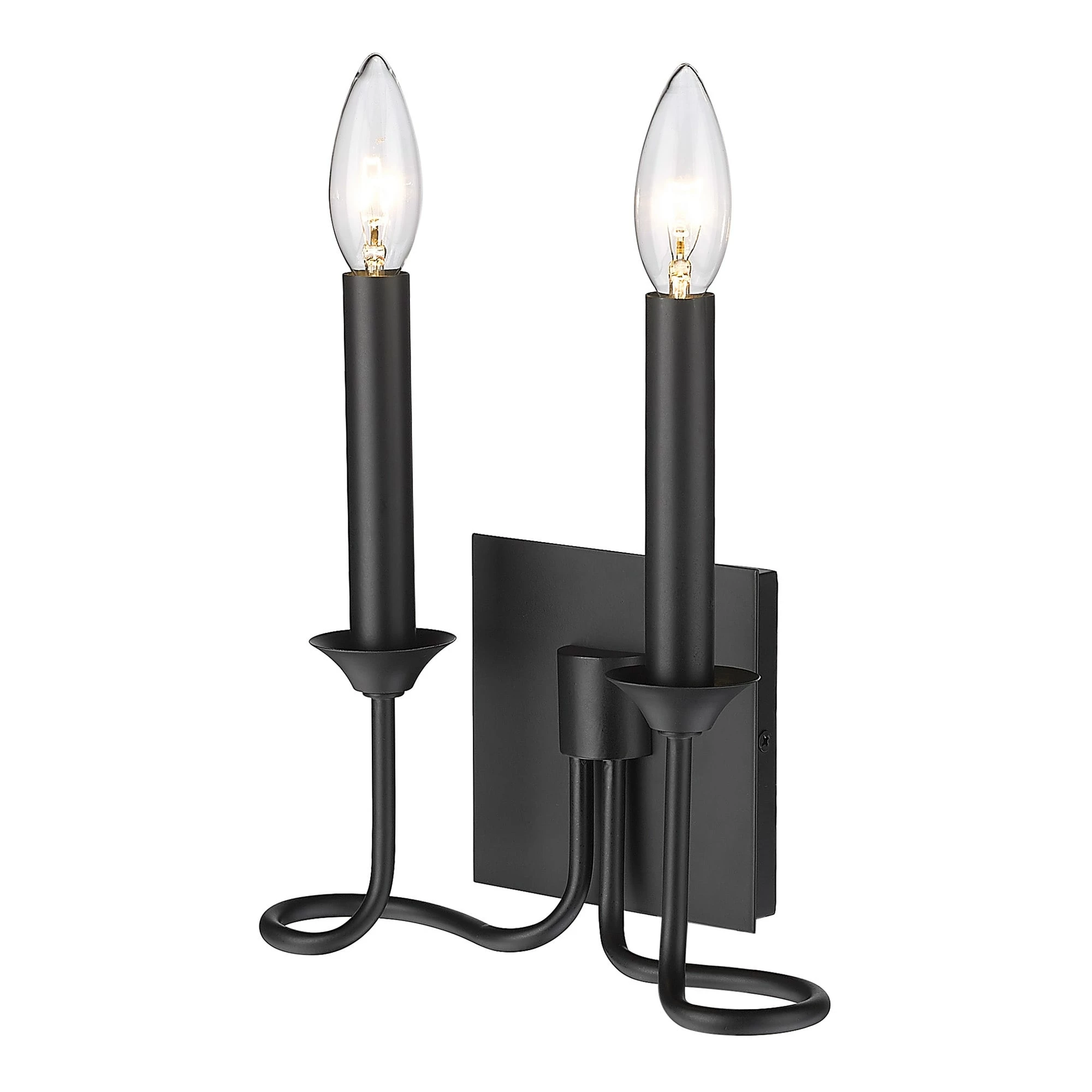 Hot Sale π Golden Lighting Karson Wall Sconce - Matte Black - Matte Black π 3 Hot Sale π Golden Lighting Karson Wall Sconce - Matte Black - Matte Black π
