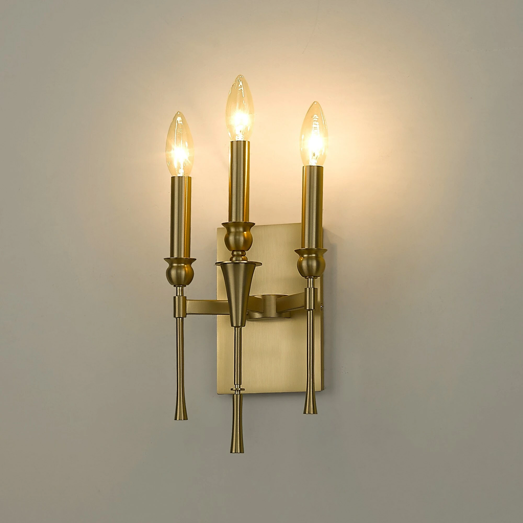 Buy π Golden Lighting Landon 3 Light Wall Sconce Brushed Champagne Bronze π 6 Buy π Golden Lighting Landon 3 Light Wall Sconce Brushed Champagne Bronze π - Image 4