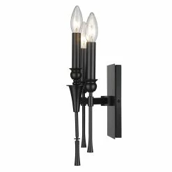 Buy π Golden Lighting Landon 3 Light Wall Sconce Brushed Champagne Bronze π 18 Buy π Golden Lighting Landon 3 Light Wall Sconce Brushed Champagne Bronze π -Golden Lighting Sales Landon 3 Light Wall Sconce 6