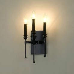 Buy π Golden Lighting Landon 3 Light Wall Sconce Brushed Champagne Bronze π 20 Buy π Golden Lighting Landon 3 Light Wall Sconce Brushed Champagne Bronze π -Golden Lighting Sales Landon 3 Light Wall Sconce 8