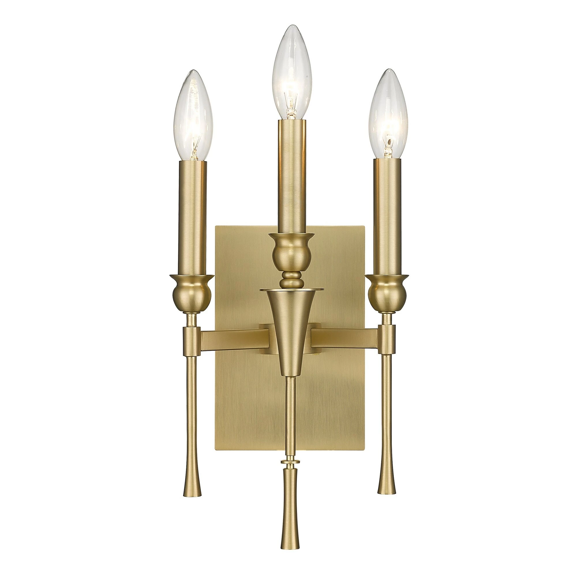 Buy π Golden Lighting Landon 3 Light Wall Sconce Brushed Champagne Bronze π 3 Buy π Golden Lighting Landon 3 Light Wall Sconce Brushed Champagne Bronze π
