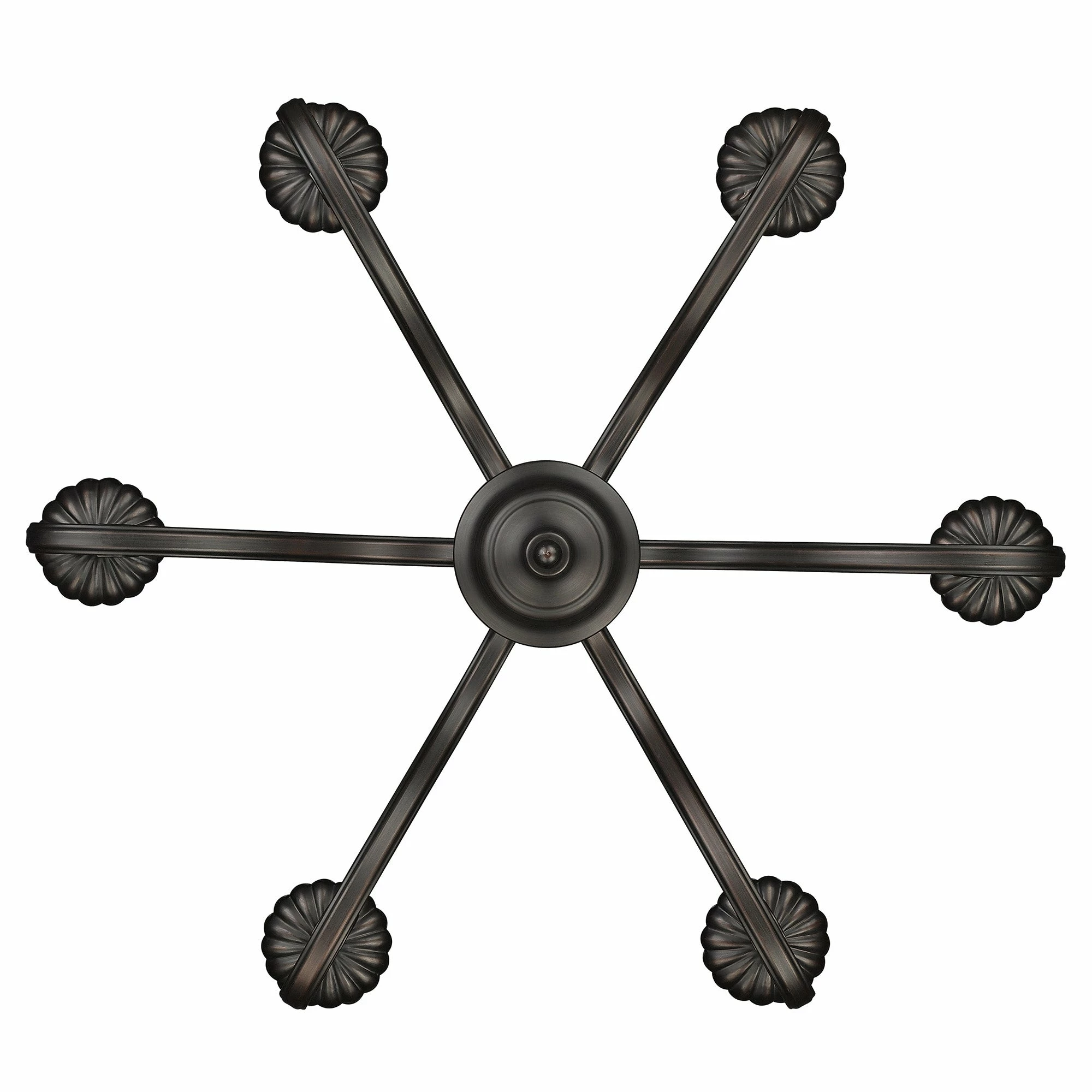 Hot Sale π₯° Golden Lighting Larrick 6 Light Semi-Flush - Large - Rubbed Bronze π€© - Image 2